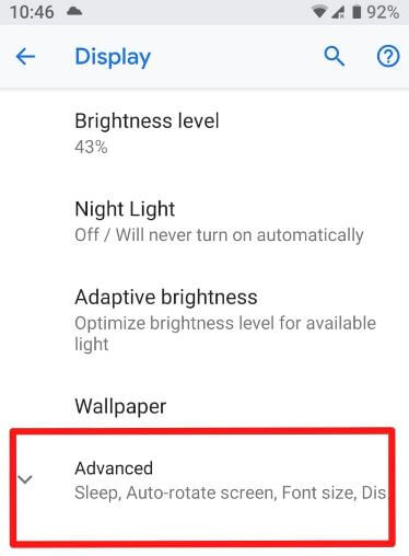 Så här aktiverar du mörkt läge i Android 9 Pie