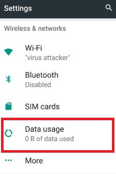 Hur man ställer in dataanvändningsgräns på Android Nougat 7.0 & 7.1