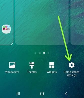 Hur man ändrar rutnätstorlek på startskärmen i Samsung Galaxy A50