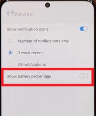 Hur man visar batteriprocent på Samsung Galaxy S20 Ultra 5G, S20 Plus och S20
